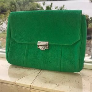 Laura Merkin Green Clutch